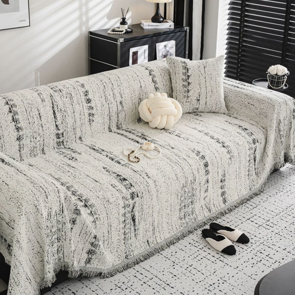 Almond Crest Sofa Cover — product feature detail
