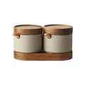 Rustic Ceramic Seasoning Jar Set — additional view