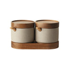 Rustic Ceramic Seasoning Jar Set — additional view