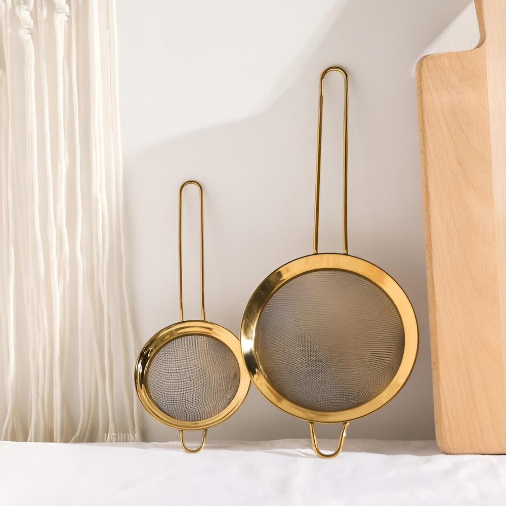 Gold Fine Mesh Strainer — main product photo