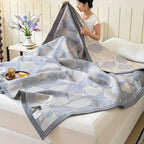 Mulberry Leaf Cotton Triple Gauze Blanket — product detail view