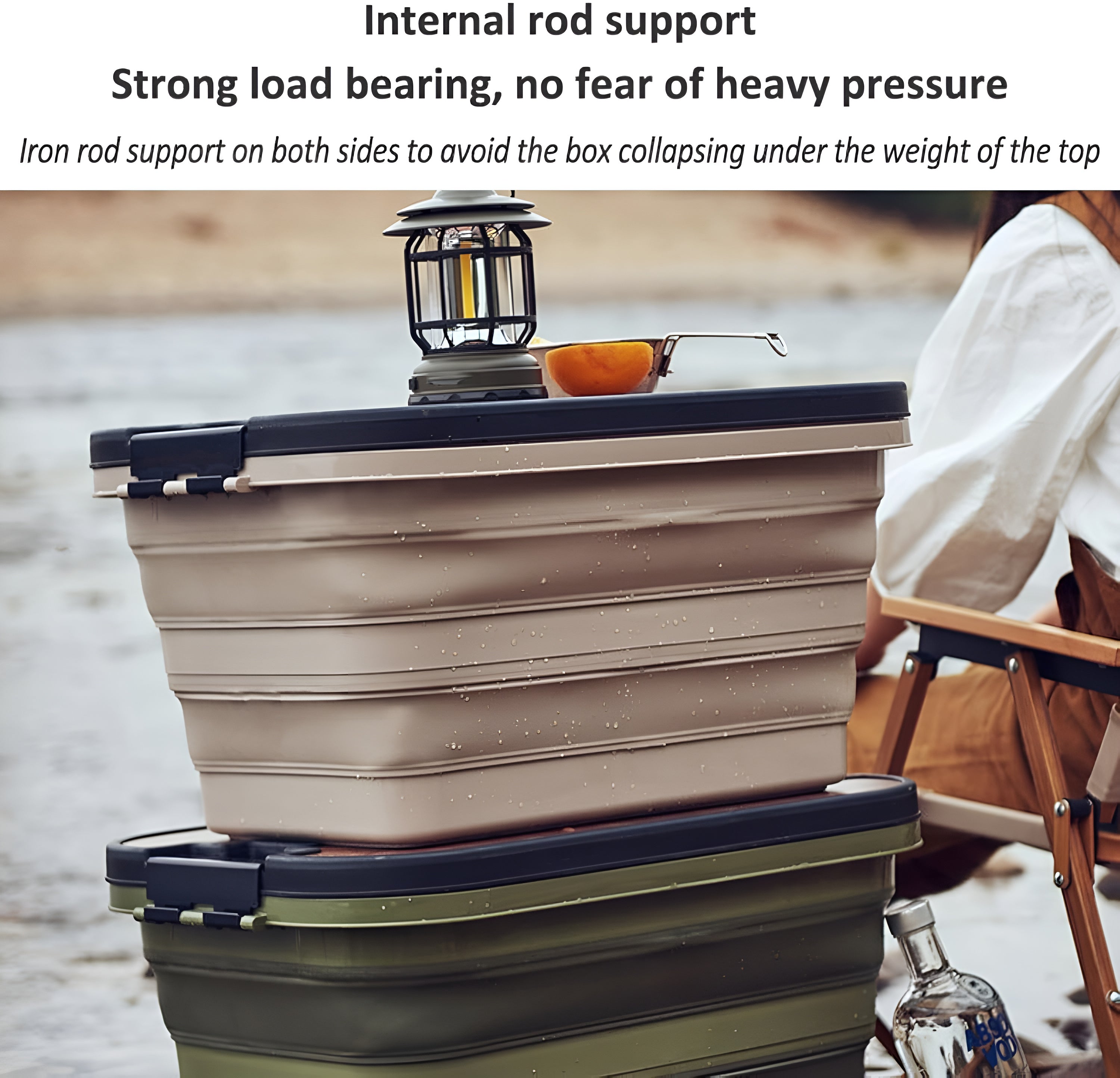 Collapsible Camping Box — lifestyle shot