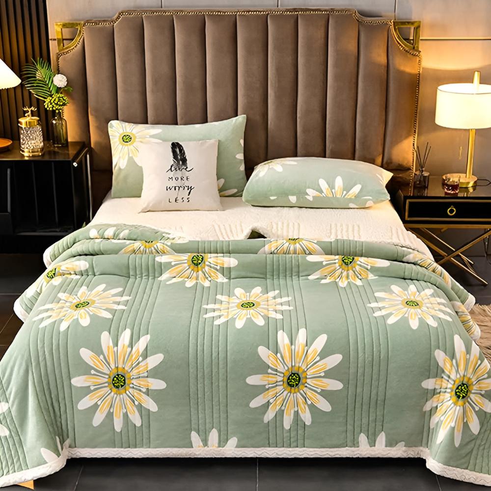 Sunny Daisy Dream Blanket — alternate angle view