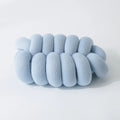 Splendid Ellipse Knotted Plush Cushion — product close-up
