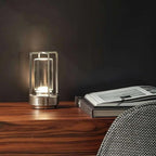 Casa Nordic Crystal Lantern — size and scale reference