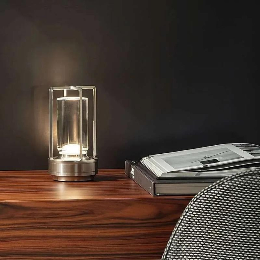 Casa Nordic Crystal Lantern — size and scale reference