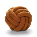 Knotted Boucle Cushion — material texture close-up