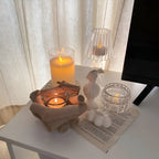 Driftwood Haven Candle Holder — size and scale reference