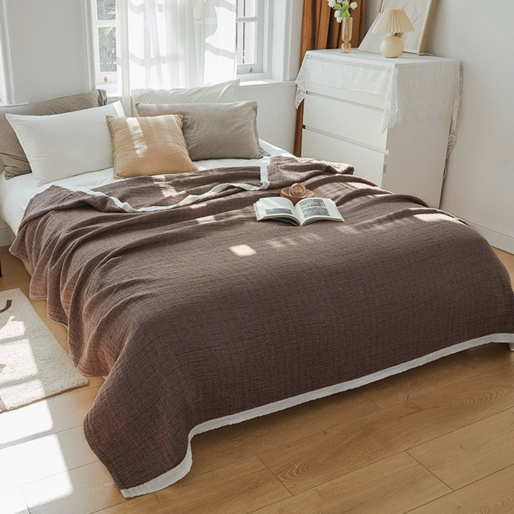 Deluxe Muslin Cotton Multi-Layer Blanket — product detail view