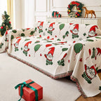 Jolly Gnome Christmas Sofa Cover — main product photo