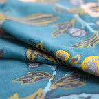 Hibiscus Reversible Bath Towel — size and scale reference