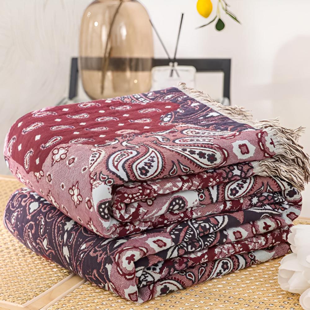 Bohemian Paisley Bliss Blanket — additional view