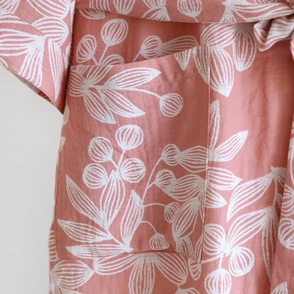 Floral Breeze Kimono Robe — size and scale reference