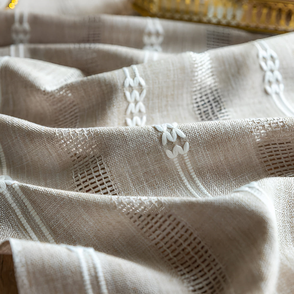 Tassel Whisper Table Runner — material texture close-up