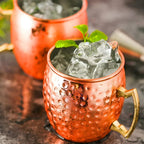 Hammered Copper Mug — alternate angle view