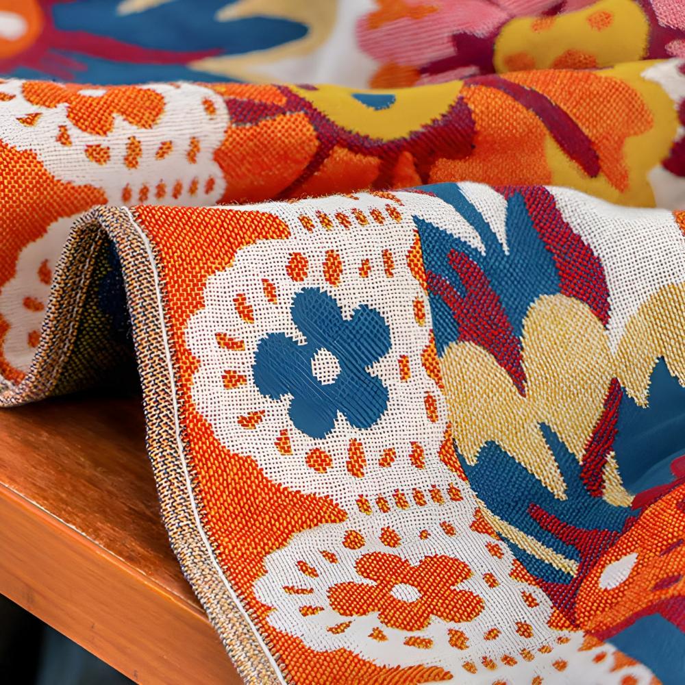 Floral Fiesta Bath Towel — product feature detail