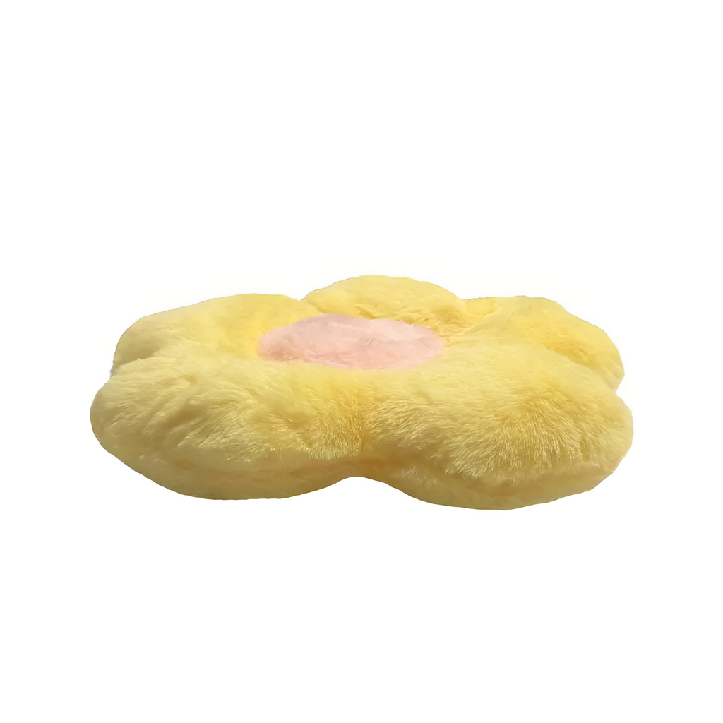 Plush Flower Seating Cushion — product in use