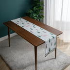 Festive Pine Tree Tassel Runner — product feature detail