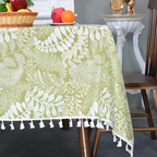 Rustic Charm Embroidered Tablecloth — alternate angle view