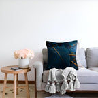 Emerald Leaf Cushion Cover — product in use