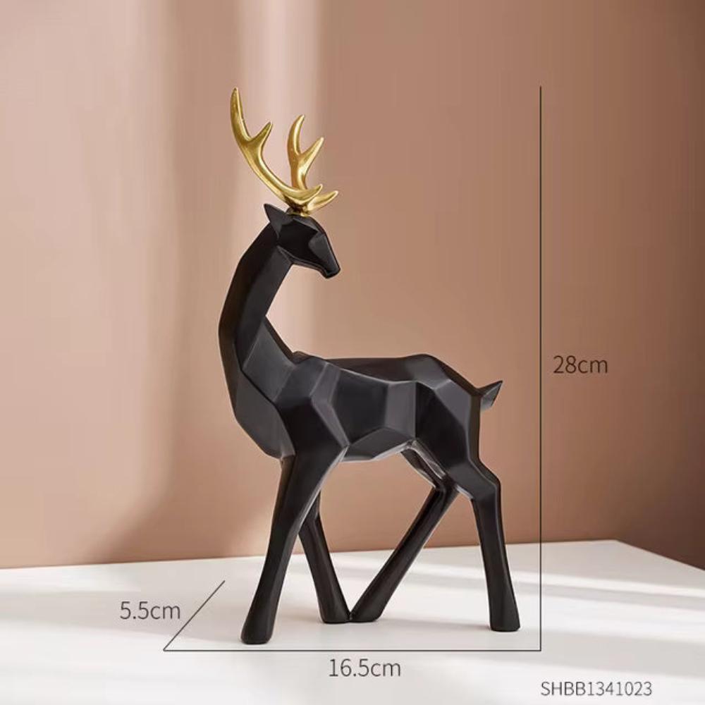 Creative Geometric Deer Figurine — lifestyle shot