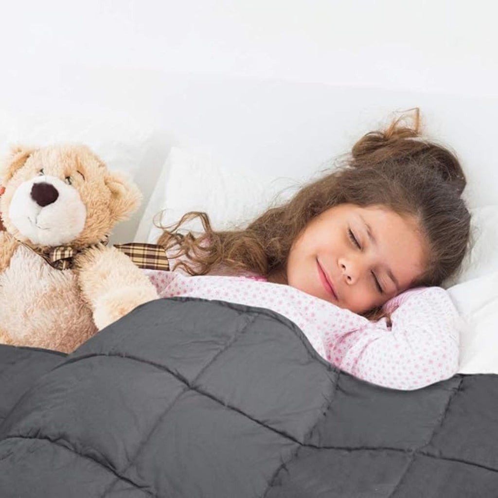 Therapeutic Calming Weighted Blanket — product in use