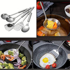 Premium Stainless Steel Cooking Utensils | 5pcs Set — product detail view