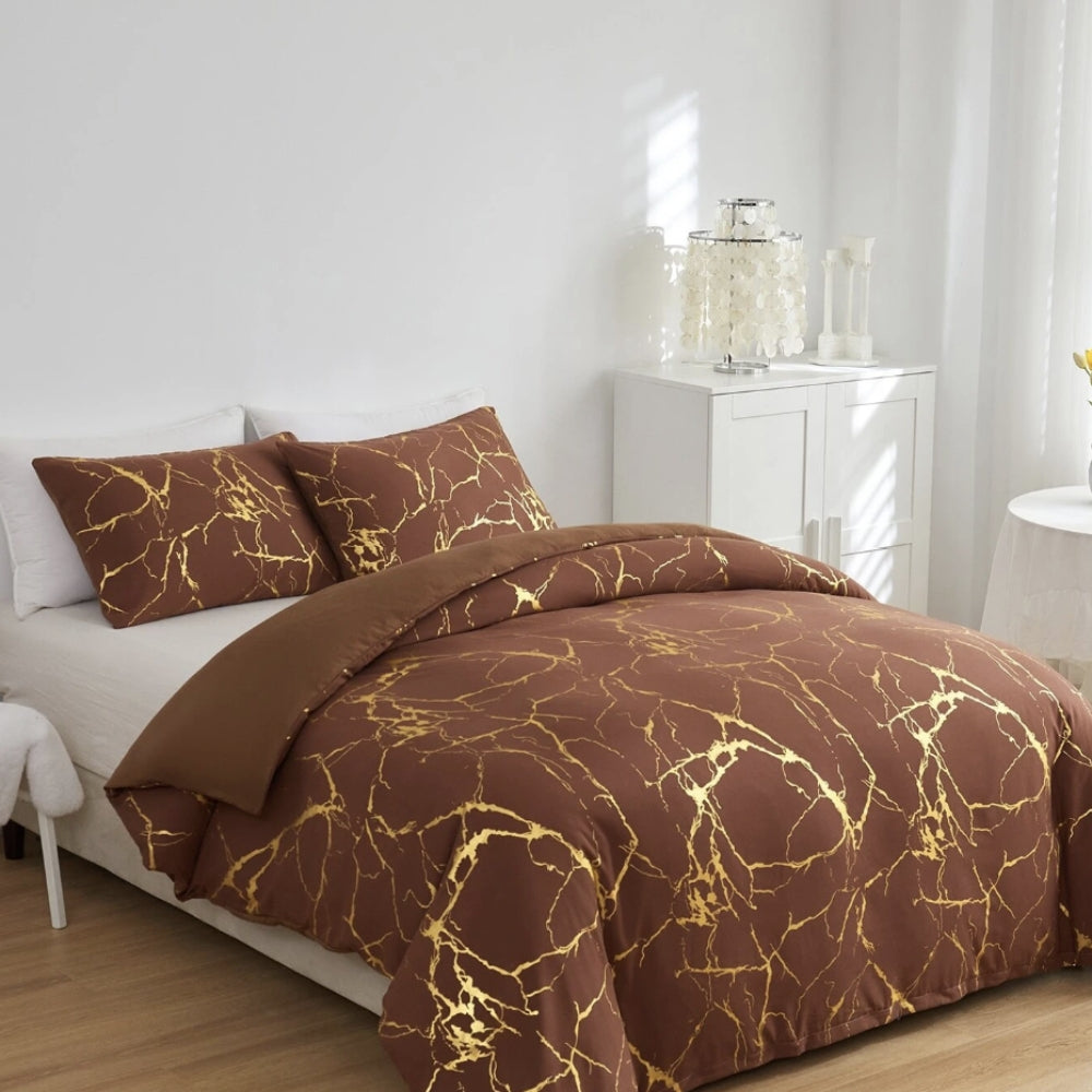 Lux Marble Premium Doona Cover Set — product in use