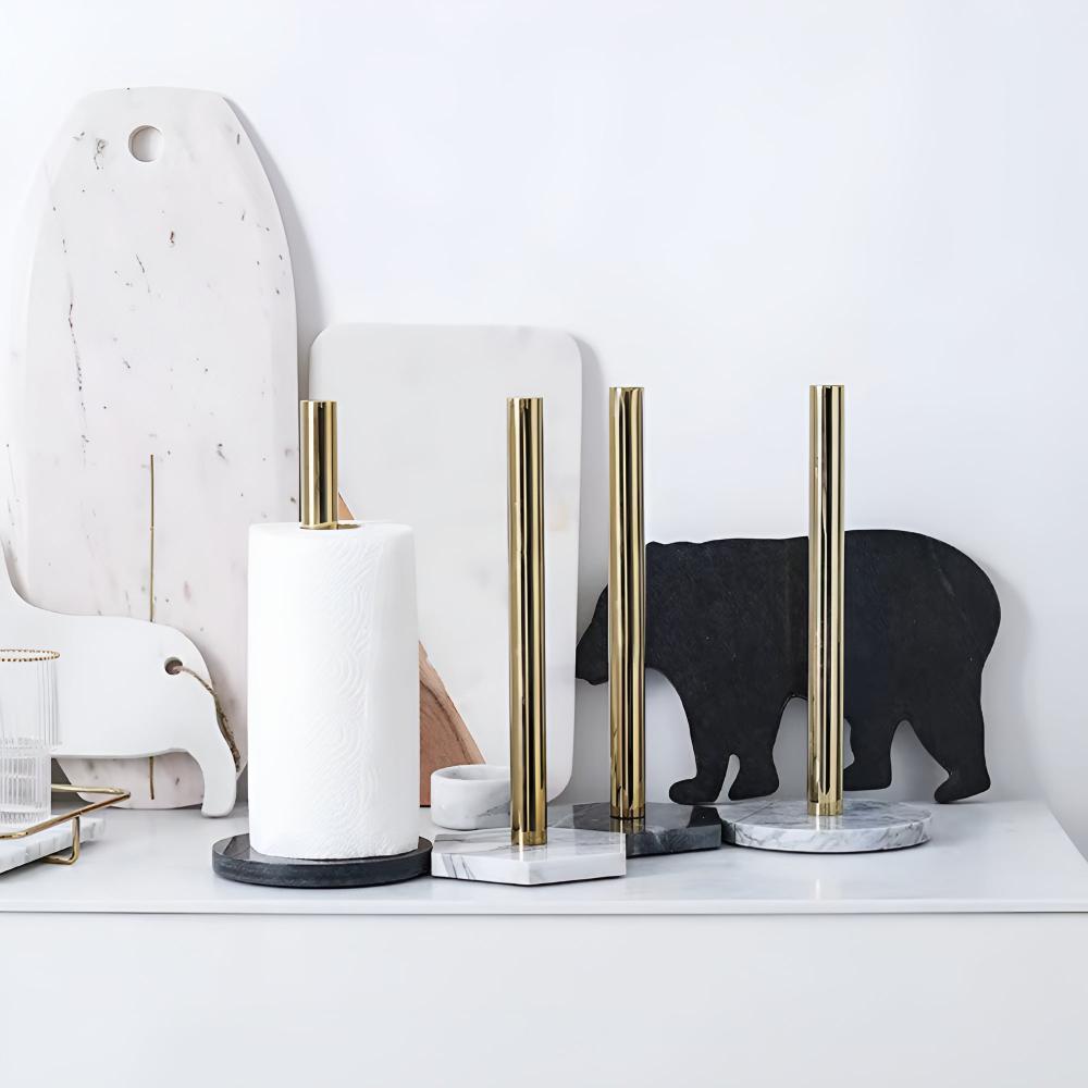 Marble Base Paper Towel Holder — product feature detail
