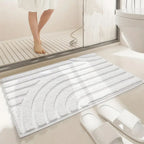 Cloud Luxe Flocked Bath Mat — product detail view