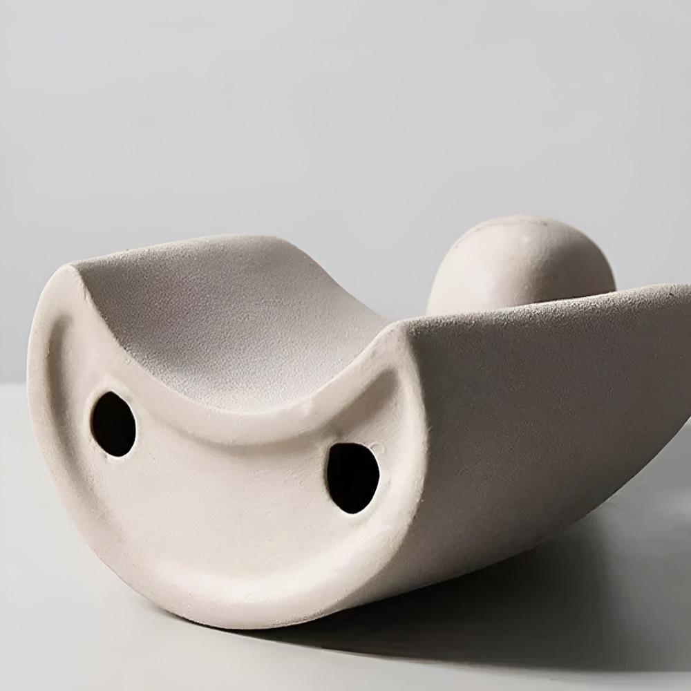 Romantic Couple Ceramic Sculpture — alternate angle view