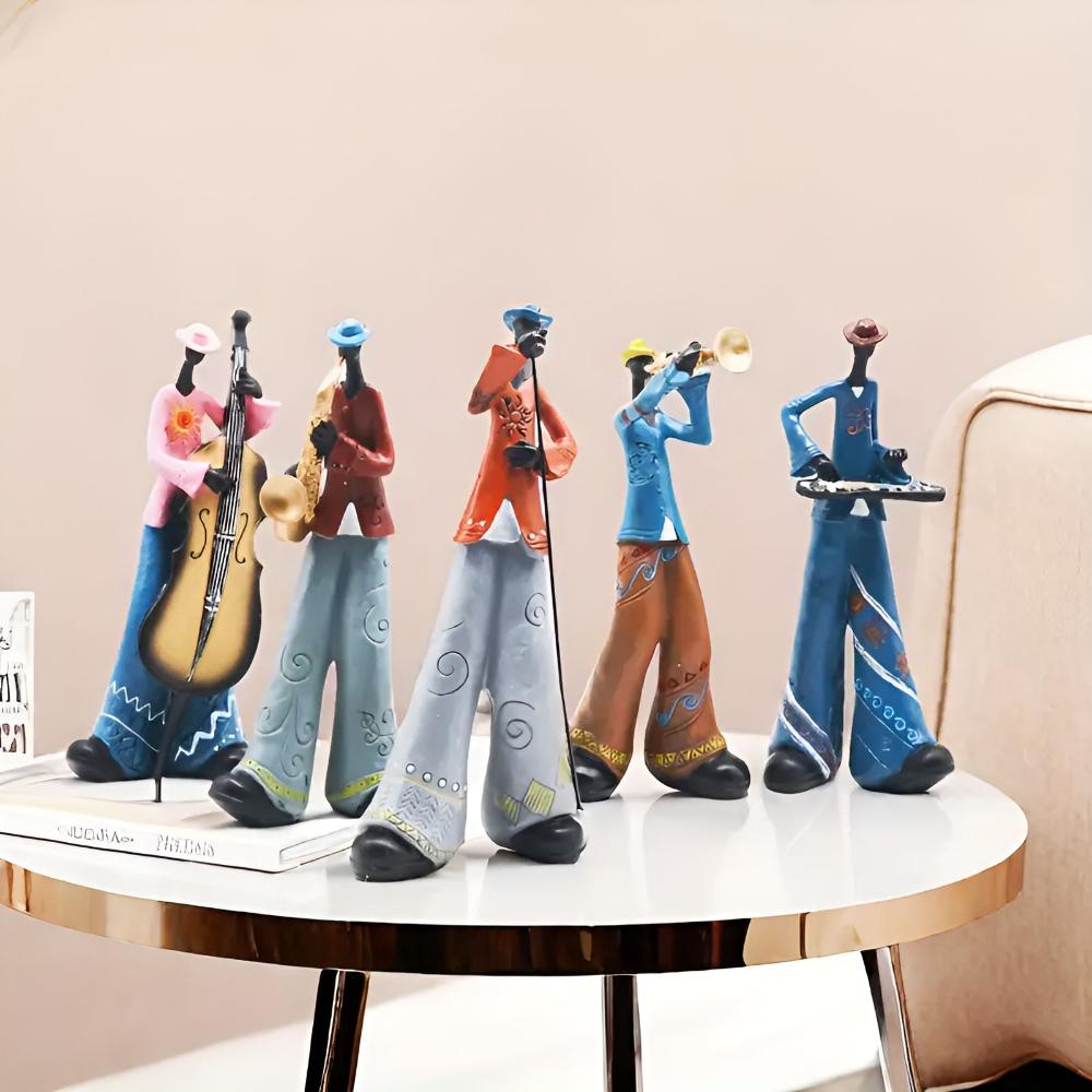 Jazz Musical Band Resin Figurine — main product photo