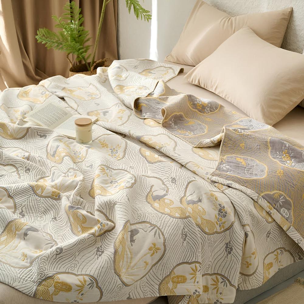 Reversible Coastal Dreams Blanket — product feature detail