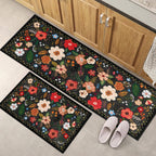 Meadow Boho Floral Kitchen Mat Set — additional view