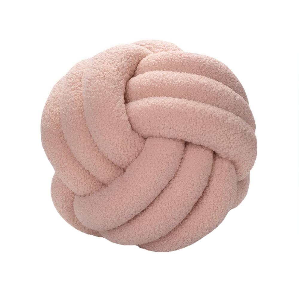 Knotted Boucle Cushion — product close-up
