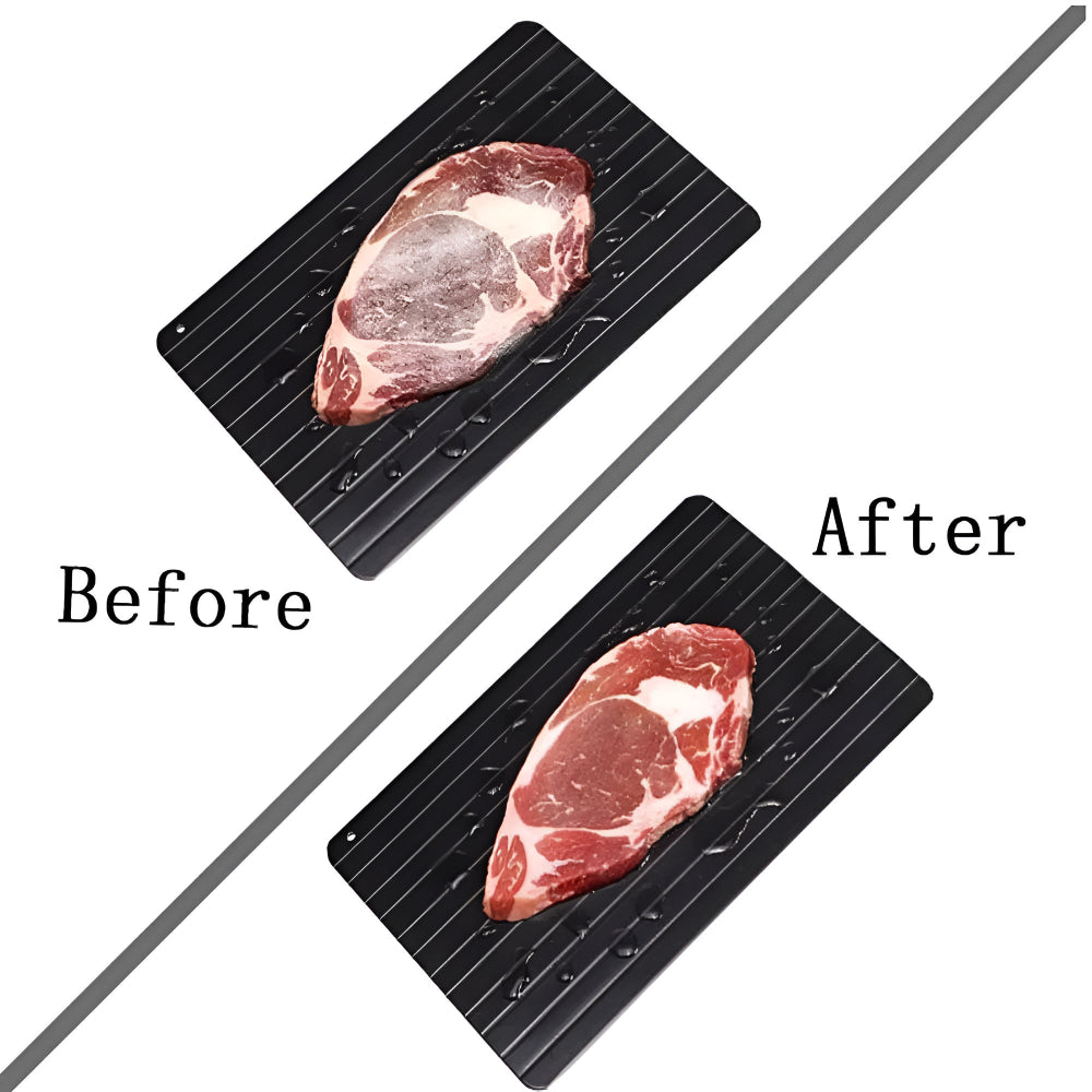 Fast Defrosting Tray — product in use