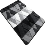 Soft Microfibre Non-Slip Geometric Rug — product detail view