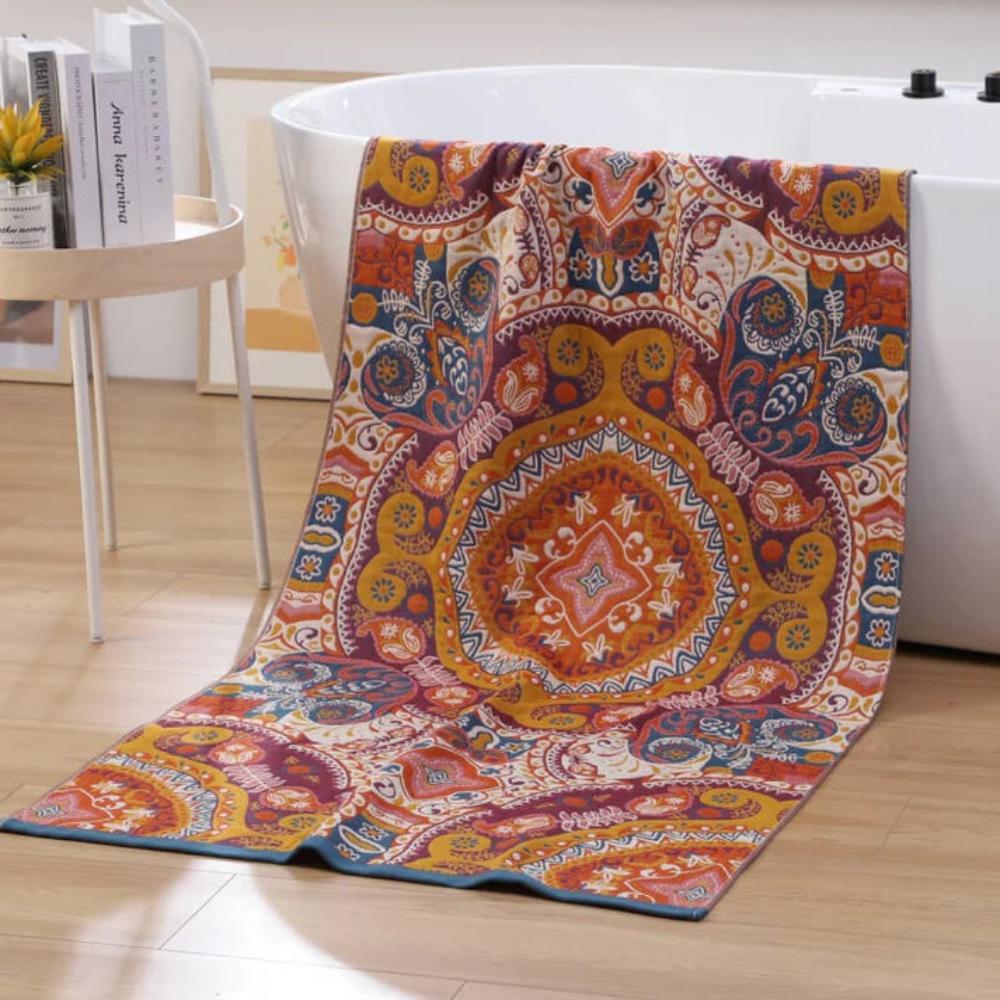 Eclectic Vintage Towel — material texture close-up