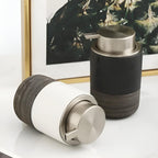 Minimalist Ceramic Soap Dispenser — lifestyle shot