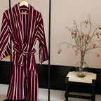 Allure Stripe Unisex Bathrobe — main product photo