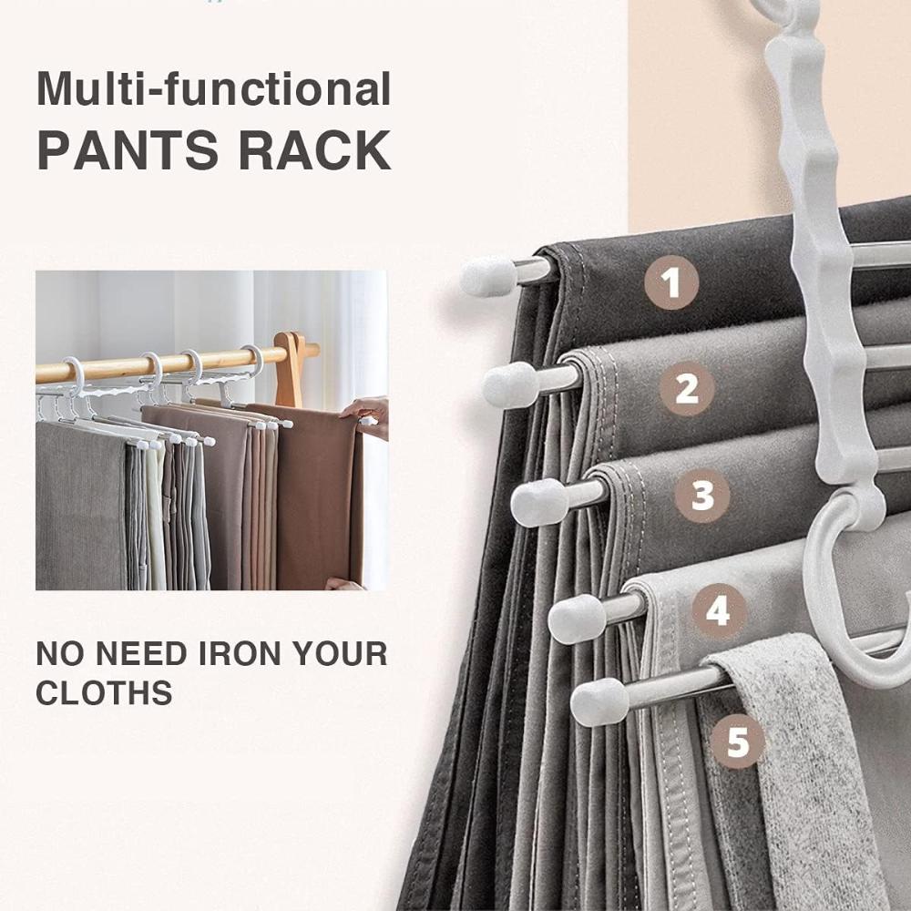 Foldable Pants Rack — alternate angle view