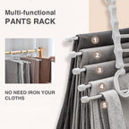 Foldable Pants Rack — alternate angle view