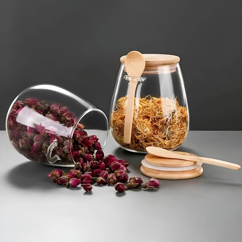 Nature's Pantry Glass Jar — lifestyle shot