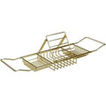 Adjustable Stainless Steel Bathtub Caddy Tray — alternate angle view
