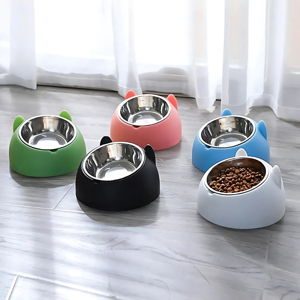 PurrfectAngle Pet Feeding Bowl — main product photo