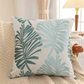 Metallic Foliage Cushion Cover — material texture close-up