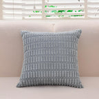 Plush Ridge Cushion Covers — material texture close-up