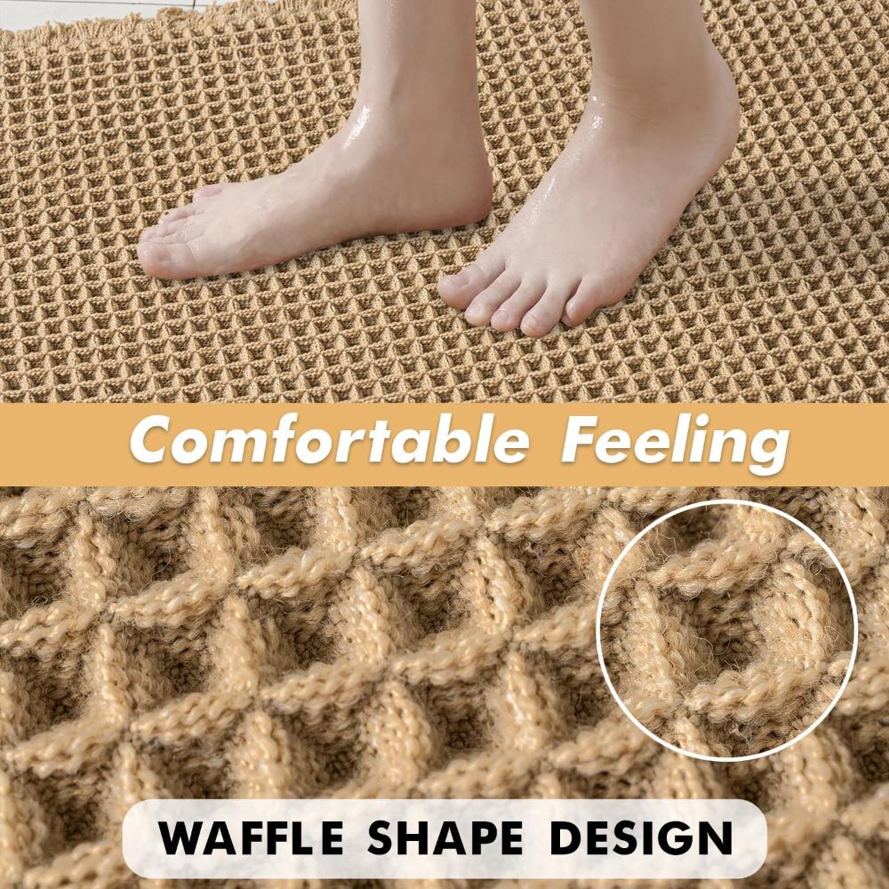 Waffle Bath Mat — lifestyle shot
