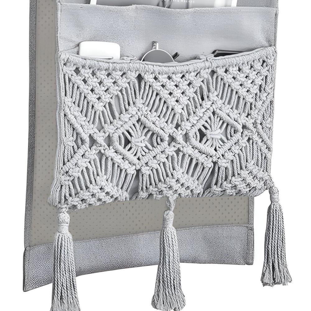 Handmade Boho Storage Caddy — product close-up
