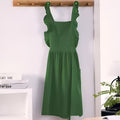 Lotus Leaf Lace Apron — material texture close-up